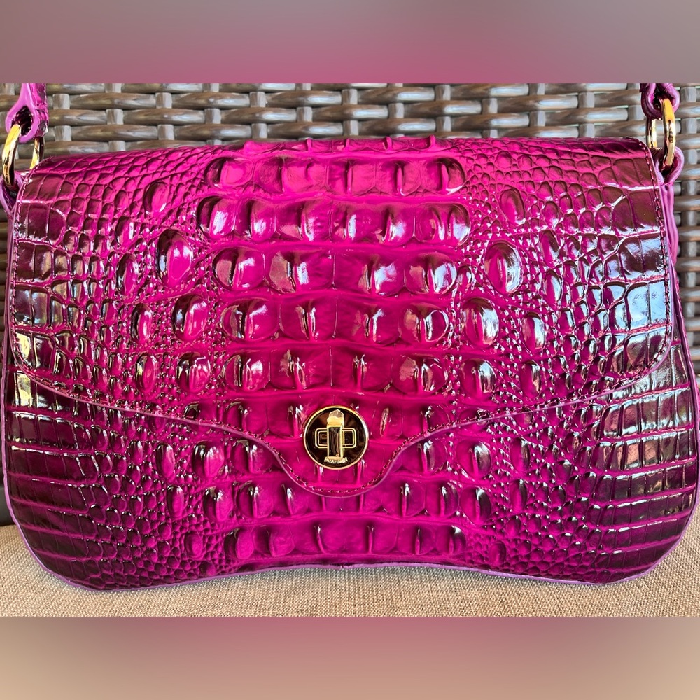 NWT Brahmin Nerida in SUGAR PLUM Shoulder Bag